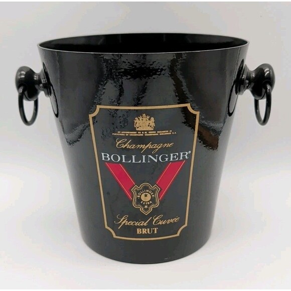 VINTAGE FRENCH CHAMPAGNE BOLLINGERALUMINIUM BUCKET / COOLER